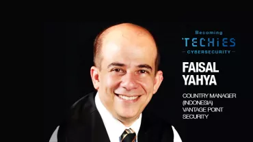 image of Faisal Yahya, Country Manager at Vantage Point Security in Indonesia and a cybersecurity strategist with over 20 years of experience